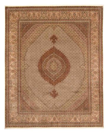 Tapis persan - Tabriz - 387 x 305 cm - marron clair