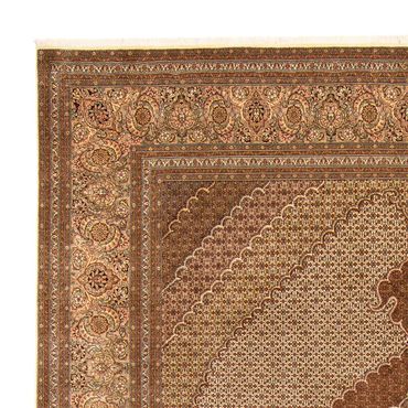 Tapis persan - Tabriz - 387 x 305 cm - marron clair