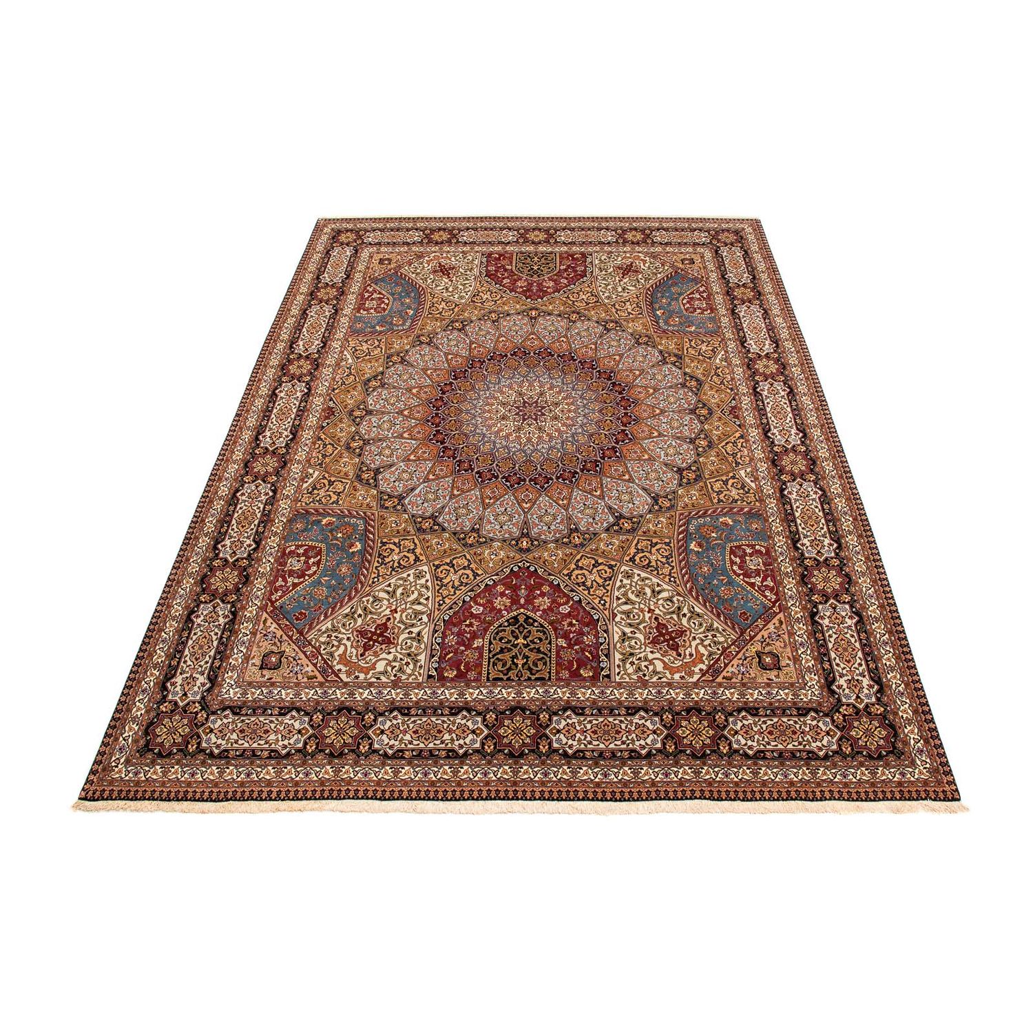 Tapete Persa - Tabriz - Royal - 396 x 300 cm - multicolorido