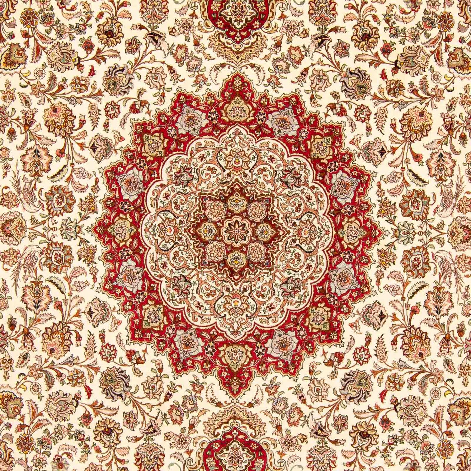 Tapis persan - Tabriz - Royal - 415 x 306 cm - marron clair