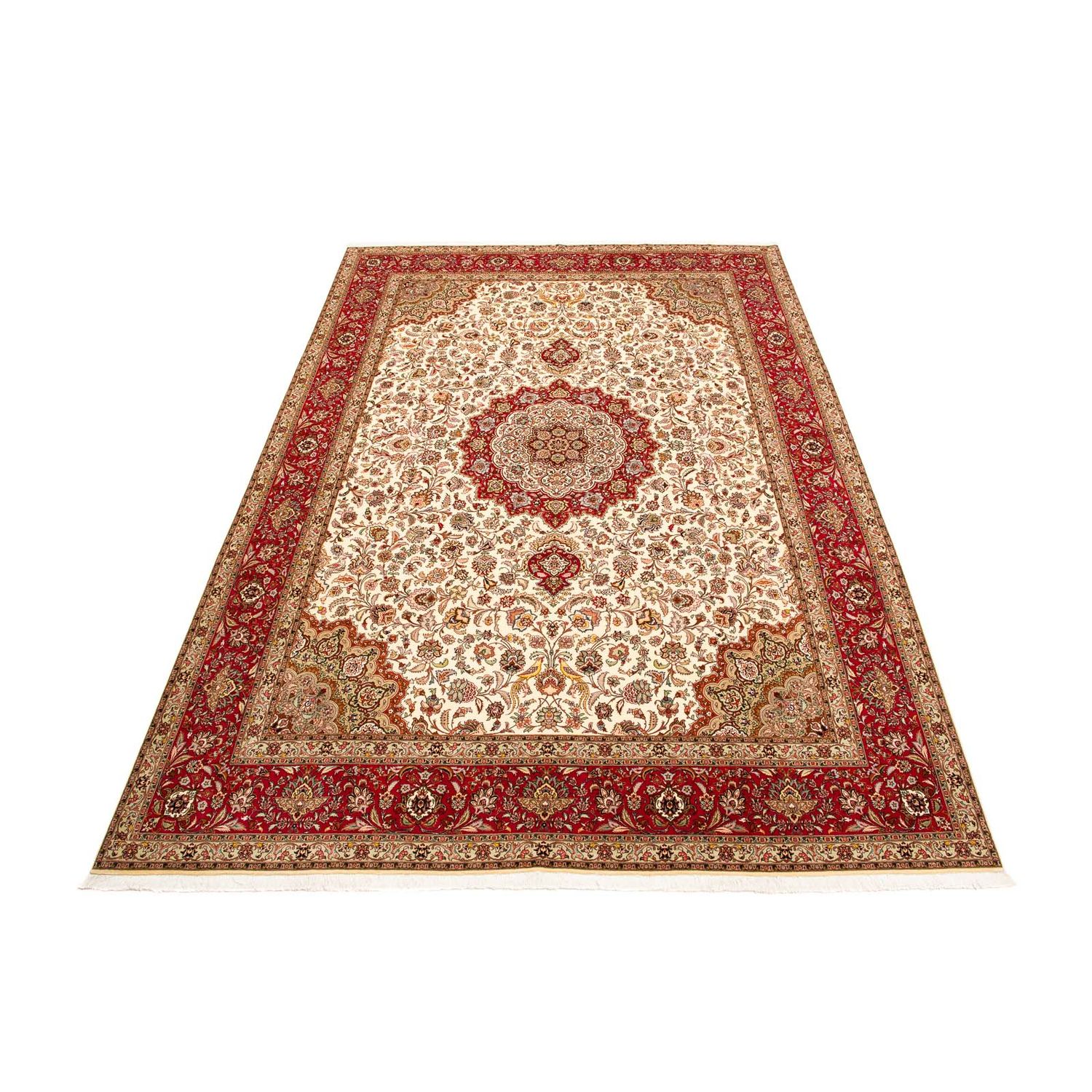 Perzisch tapijt - Tabriz - Royal - 415 x 306 cm - lichtbruin