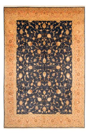 Tapis persan - Tabriz - Royal - 415 x 298 cm - bleu foncé