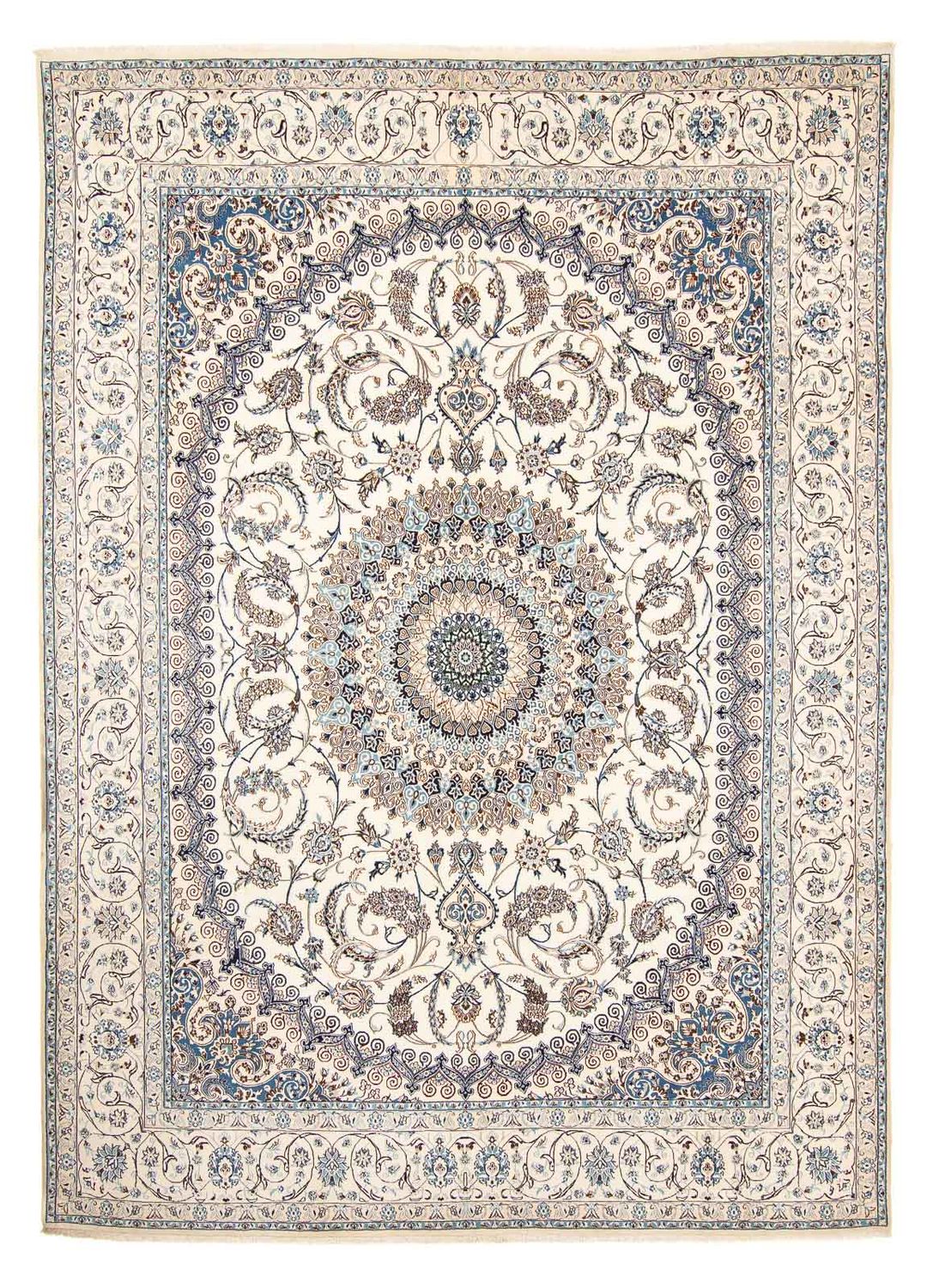 Tapis persan - Nain - Premium - 402 x 291 cm - beige