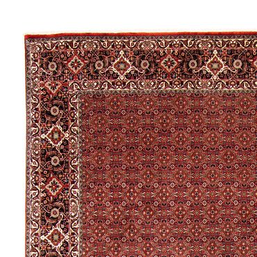 Tapis persan - Bidjar - 403 x 298 cm - rouge foncé