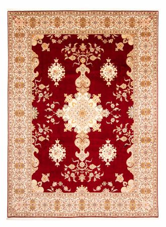 Perzisch tapijt - Tabriz - Royal - 402 x 298 cm - donkerrood