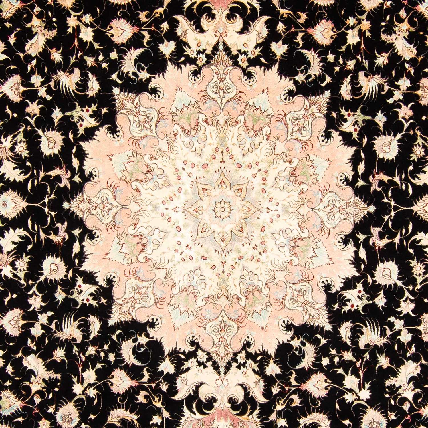 Perský koberec - Tabríz - Královský - 397 x 297 cm - béžová