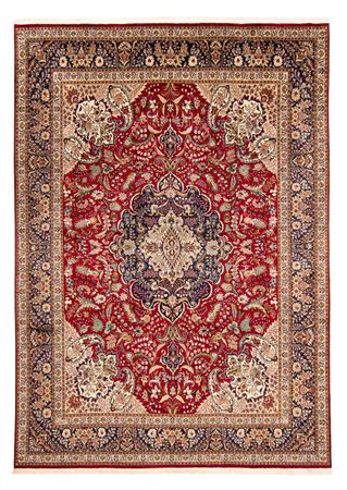 Perzisch tapijt - Tabriz - Royal - 400 x 297 cm - donkerrood