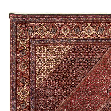 Tapis persan - Bidjar - 382 x 249 cm - rouge foncé