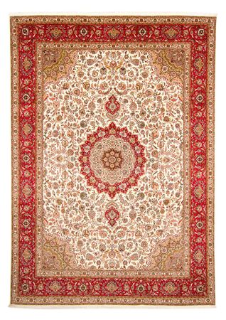 Alfombra Persa - Tabriz - Real - 411 x 303 cm - rojo