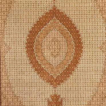 Tapis persan - Tabriz - 361 x 249 cm - marron clair