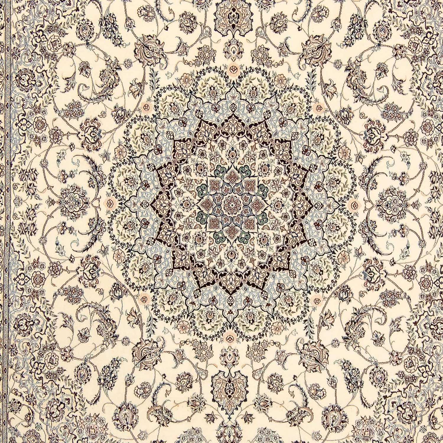 Perský koberec - Nain - Premium - 330 x 255 cm - béžová