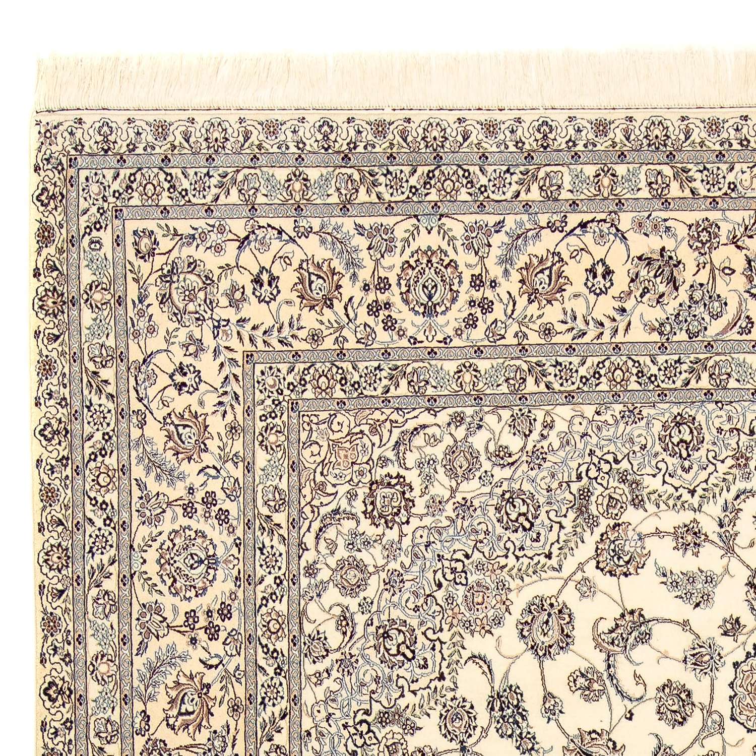 Persisk tæppe - Nain - Premium - 330 x 255 cm - beige