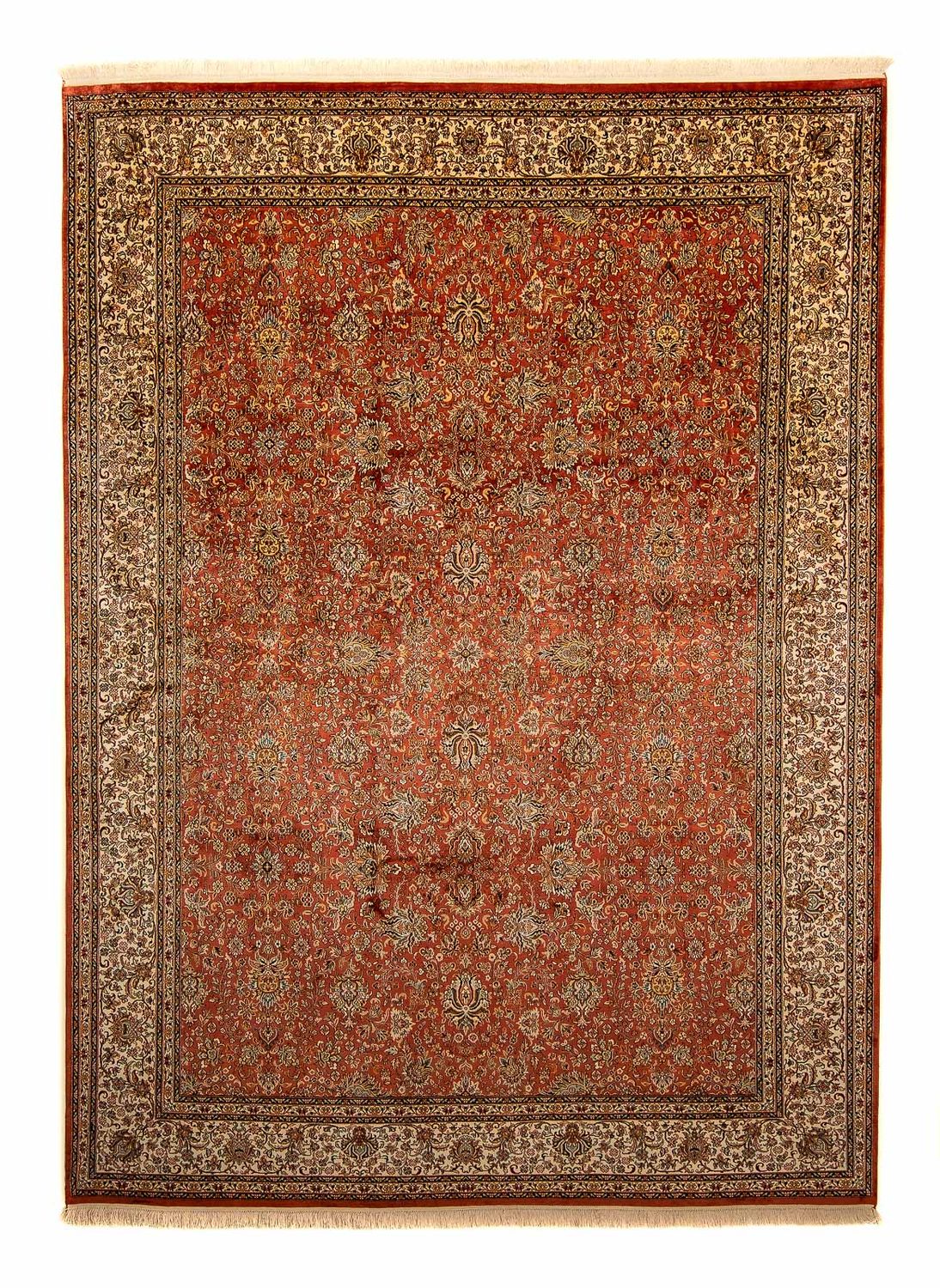 Tapis persan - Classique - 336 x 248 cm - rouge foncé