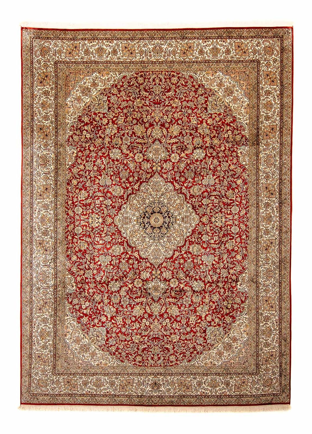 Alfombra persa - Clásica - 337 x 246 cm - rojo oscuro