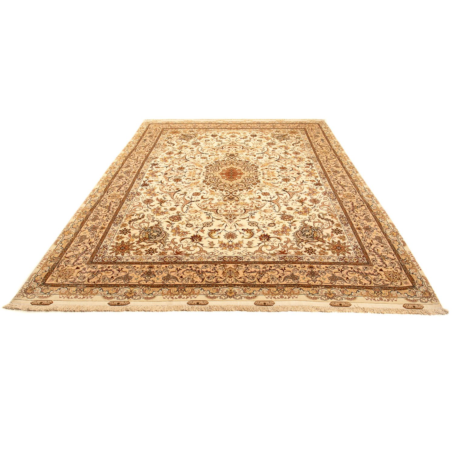 Perzisch tapijt - Tabriz - Royal - 350 x 251 cm - lichtbruin