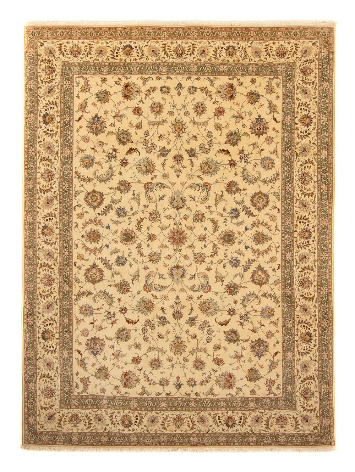 Tappeto Persero - Tabriz - Reale - 342 x 250 cm - beige