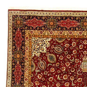 Tapis persan - Tabriz - 350 x 250 cm - rouge foncé