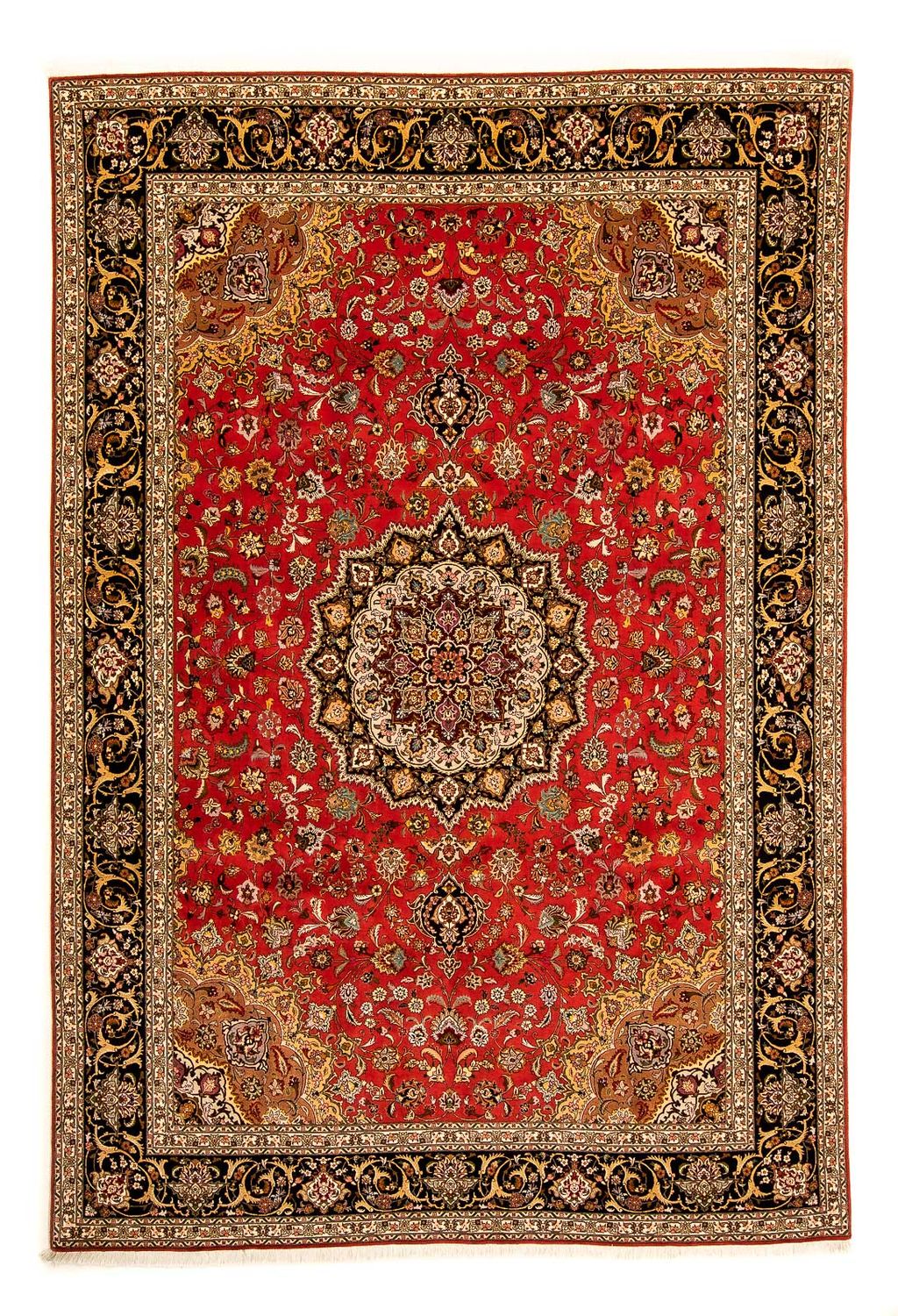 Persisk teppe - Tabriz - Royal - 359 x 254 cm - rød