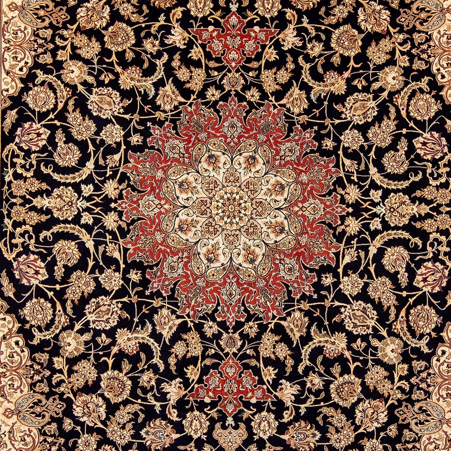 Perzisch tapijt - Isfahan - Premium - 344 x 255 cm - donkerrood