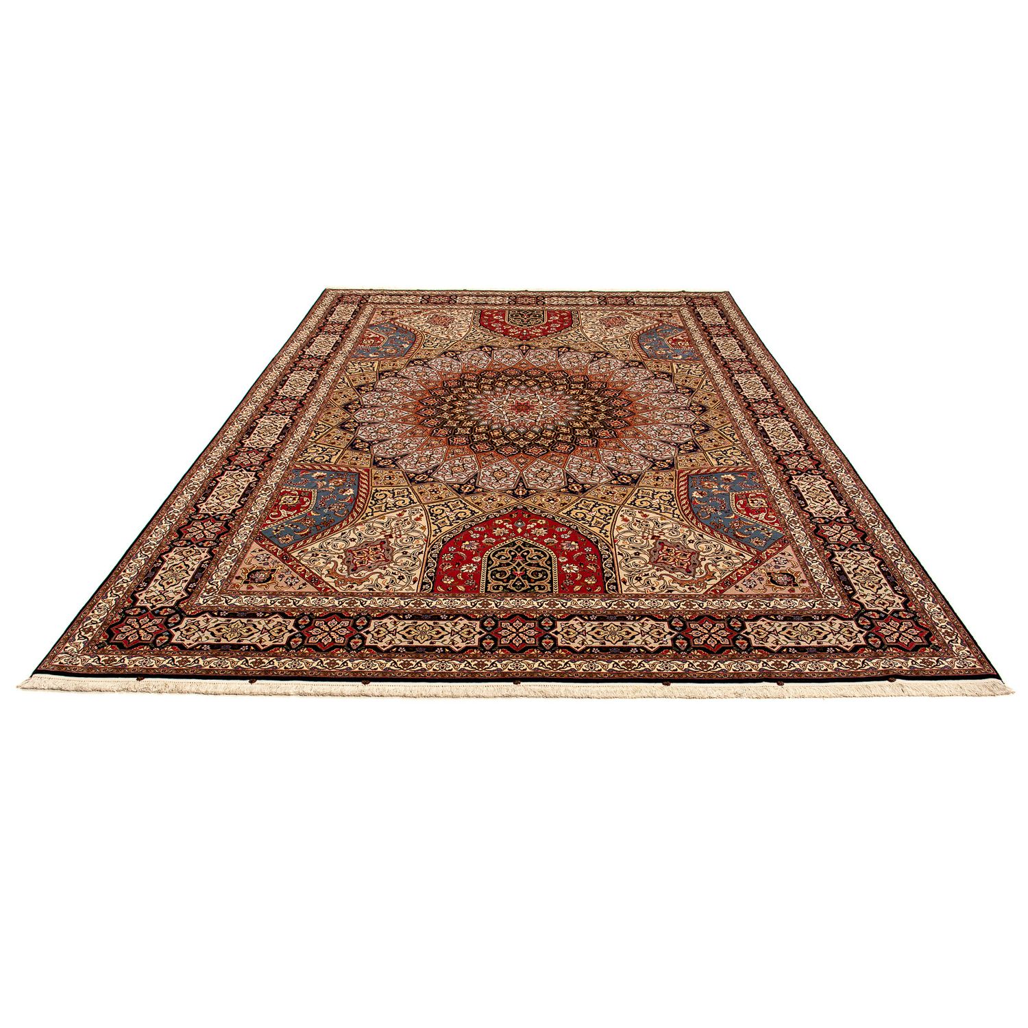 Tapis persan - Tabriz - Royal - 358 x 253 cm - marron clair