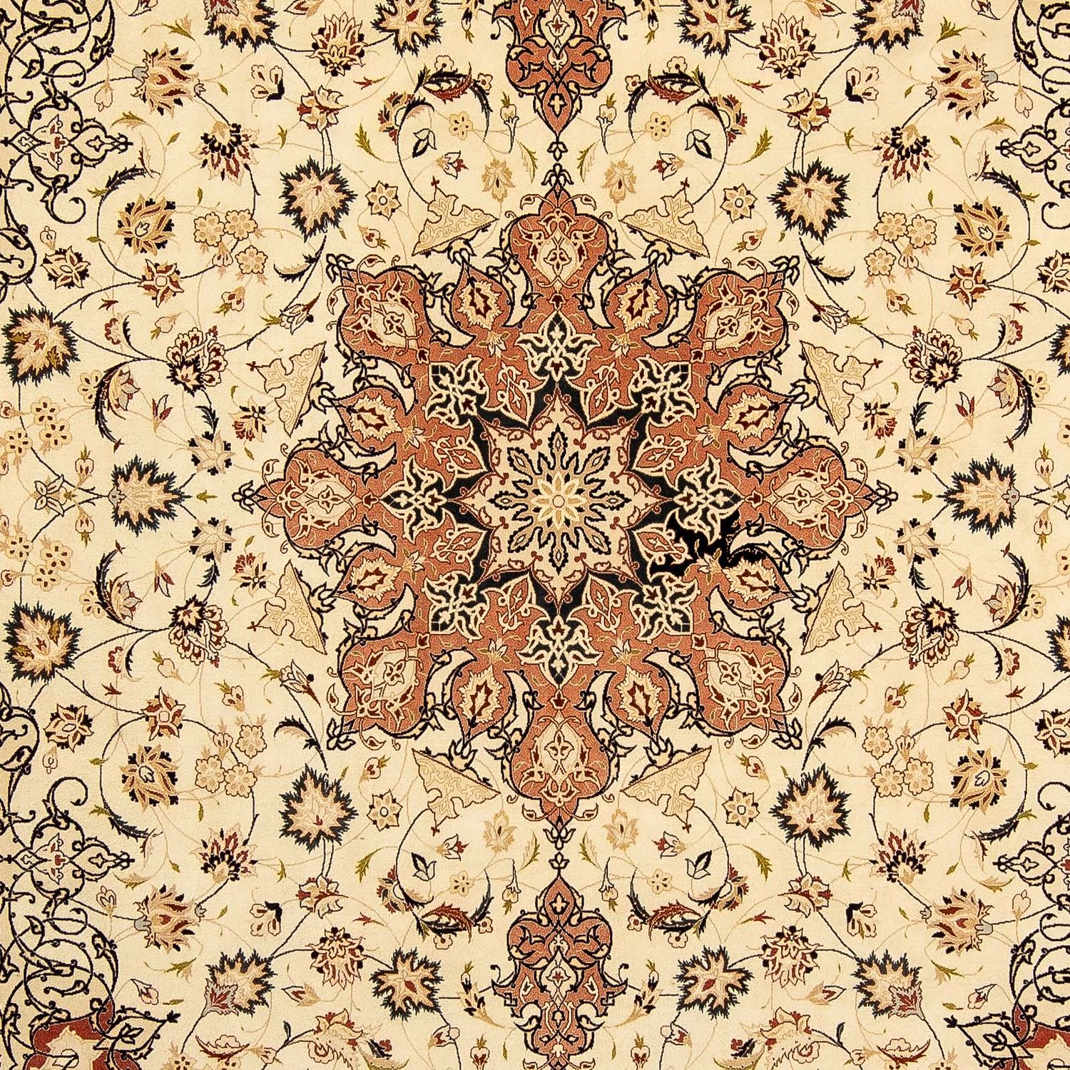 Alfombra Persa - Tabriz - Real - 352 x 254 cm - beige