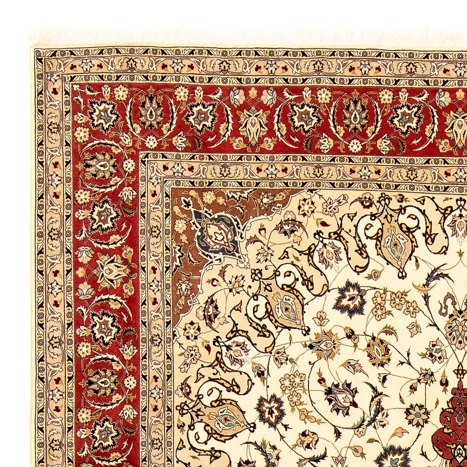 Persisk matta - Tabriz - 358 x 254 cm - beige