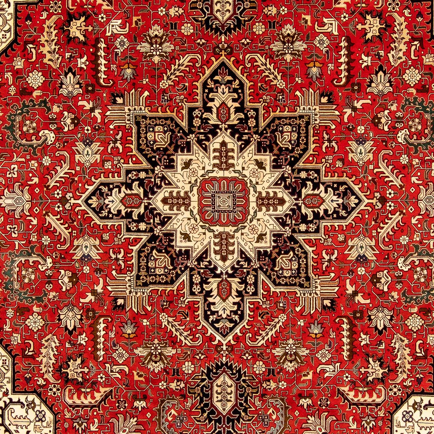 Dywan perski - Tabriz - Królewski - 348 x 253 cm - czerwony