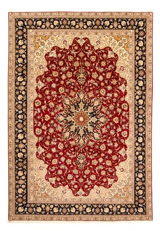 Alfombra Persa - Tabriz - Real - 343 x 255 cm - rojo oscuro