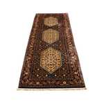 Tapis de couloir Tapis persan - Bidjar - 282 x 73 cm - multicolore