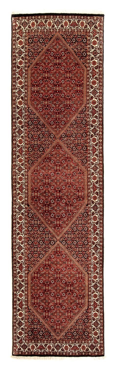 Loper Perzisch tapijt - Bijar - 292 x 80 cm - veelkleurig