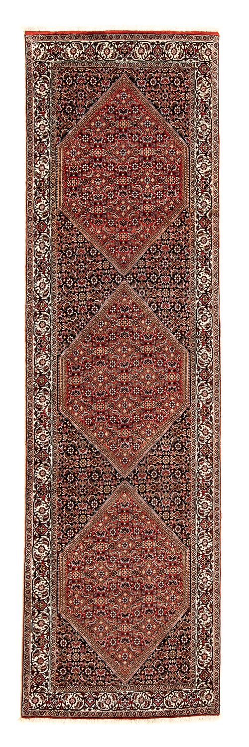 Corredor Tapete Persa - Bijar - 292 x 83 cm - multicolorido