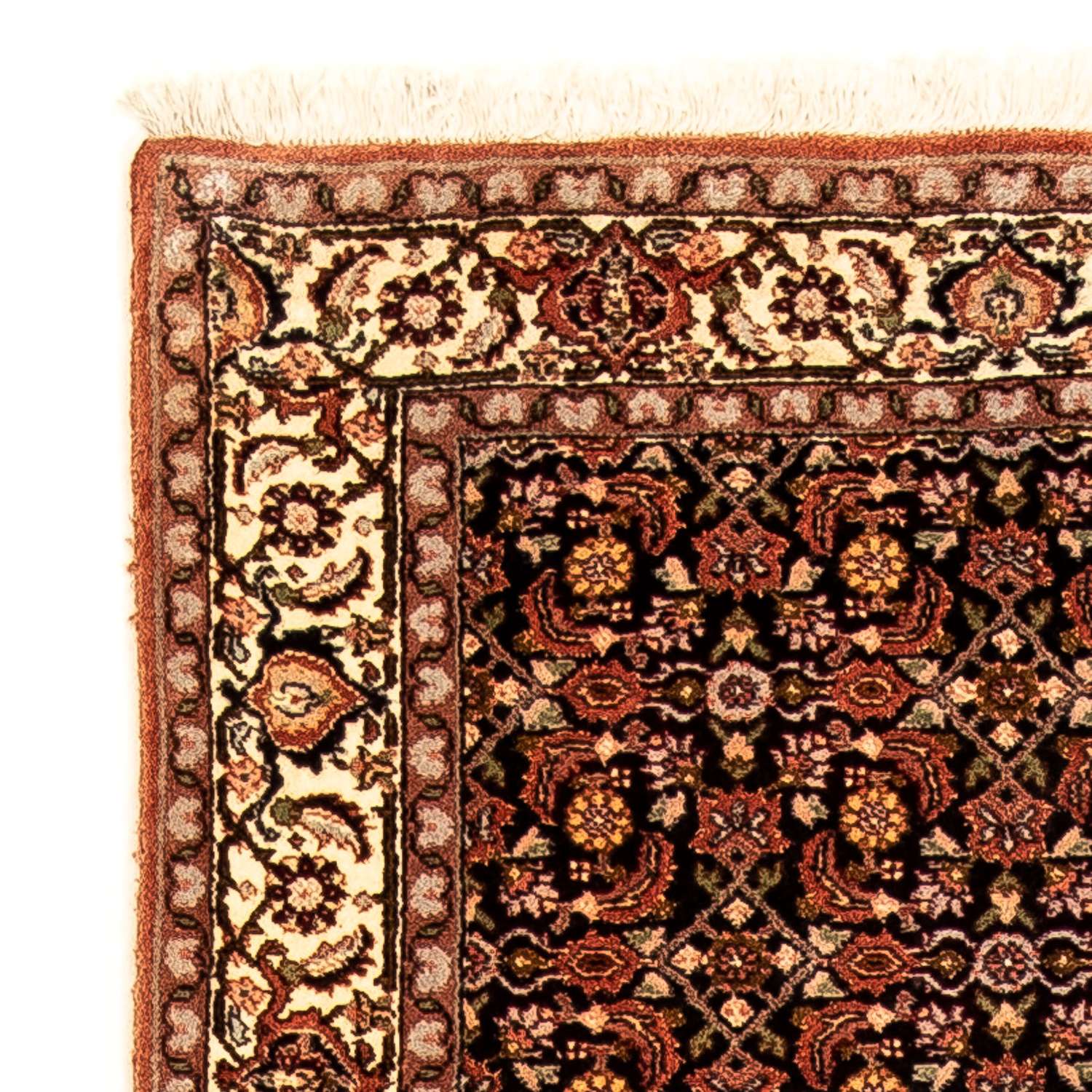 Tapis de couloir Tapis persan - Bidjar - 298 x 82 cm - multicolore