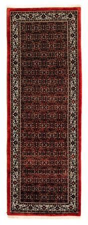 Tapis de couloir Tapis persan - Bidjar - 293 x 100 cm - rouge foncé