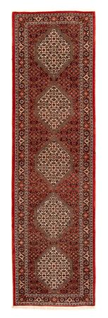 Loper Perzisch tapijt - Bijar - 318 x 83 cm - donkerrood