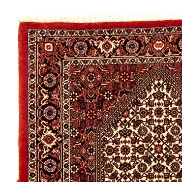 Tapis de couloir Tapis persan - Bidjar - 318 x 83 cm - rouge foncé