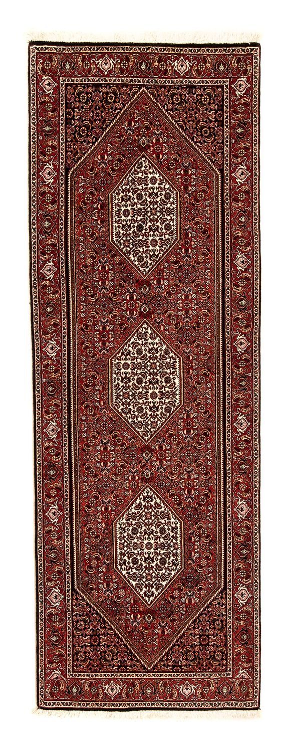 Loper Perzisch tapijt - Bijar - 221 x 73 cm - veelkleurig