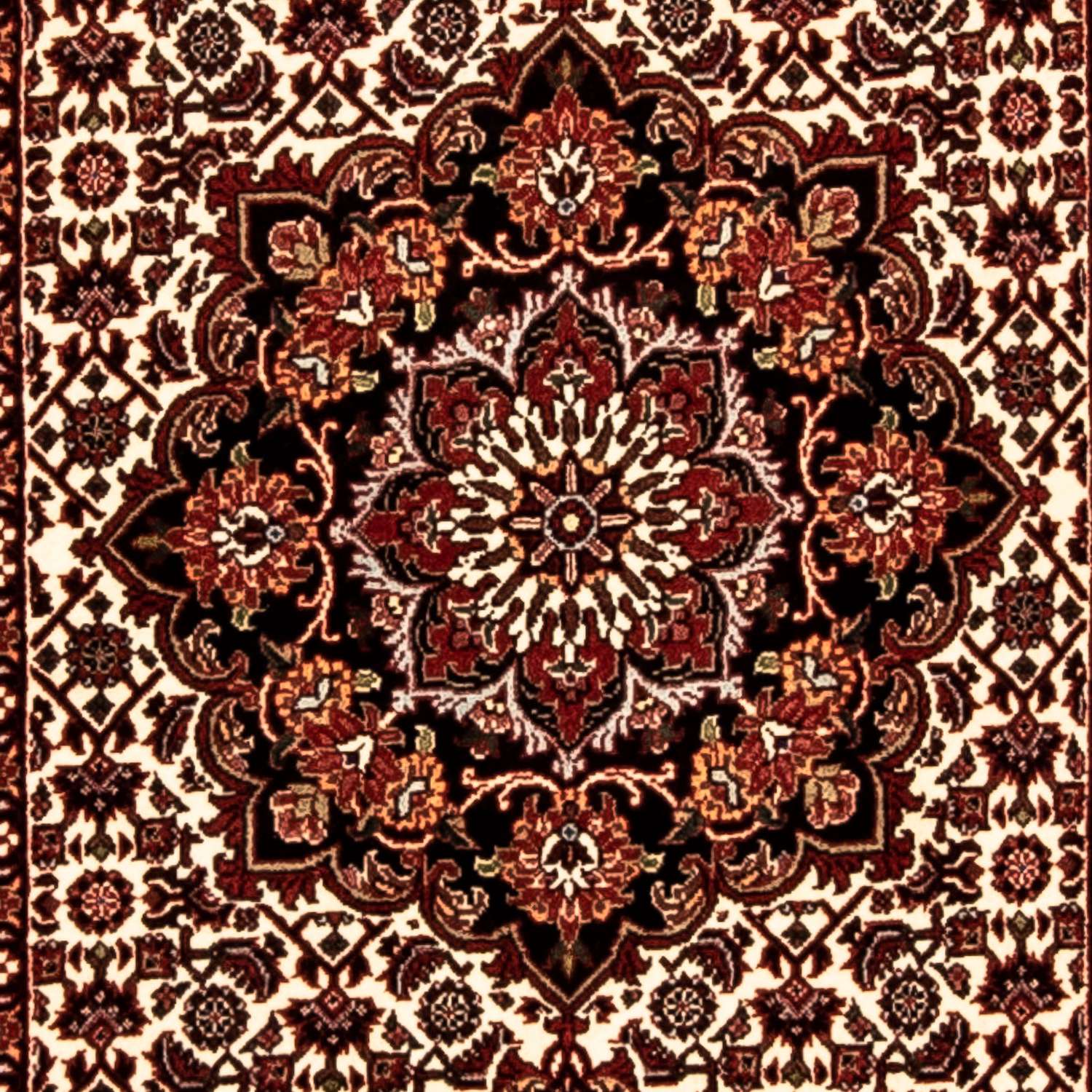 Biegacz Dywan perski - Bijar - 248 x 70 cm - beżowy