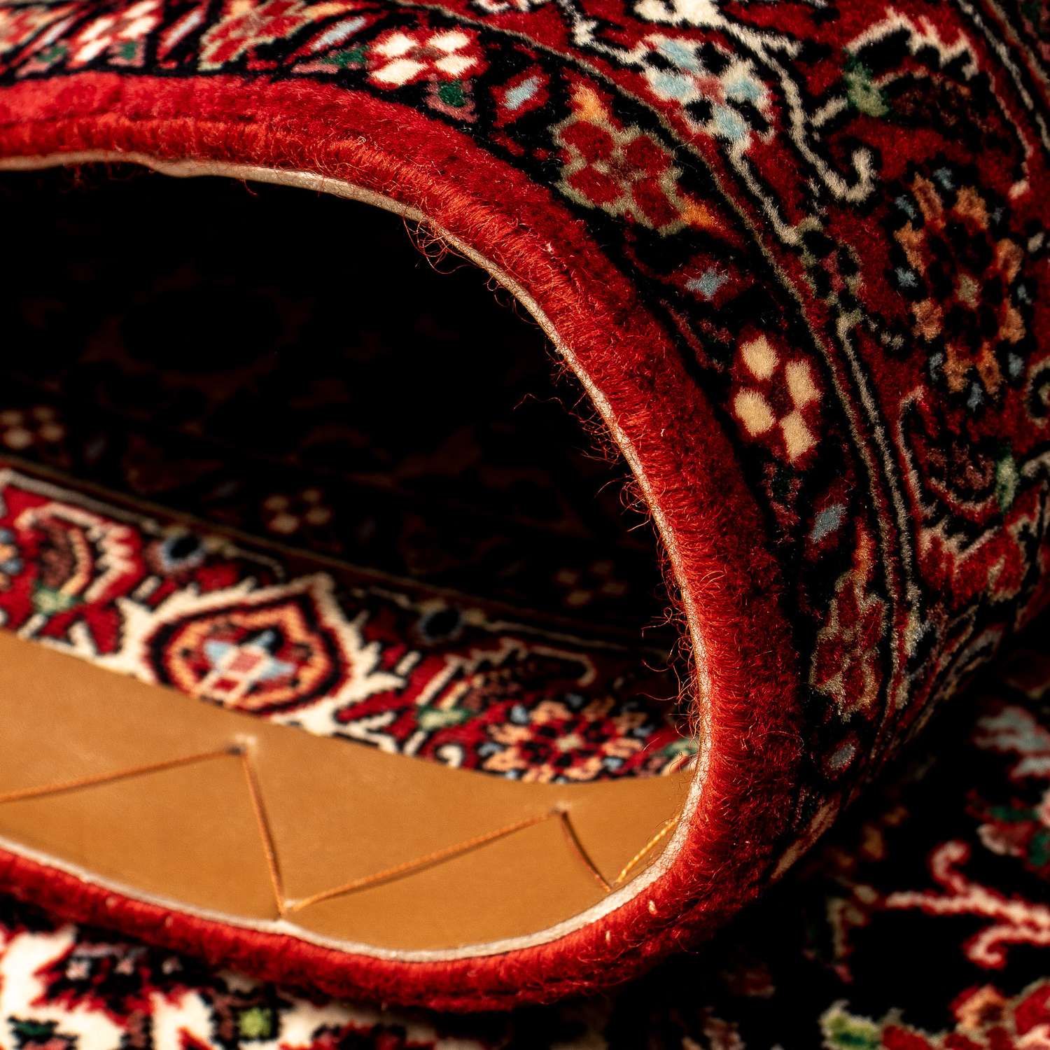 Loper Perzisch tapijt - Bijar - 248 x 70 cm - beige