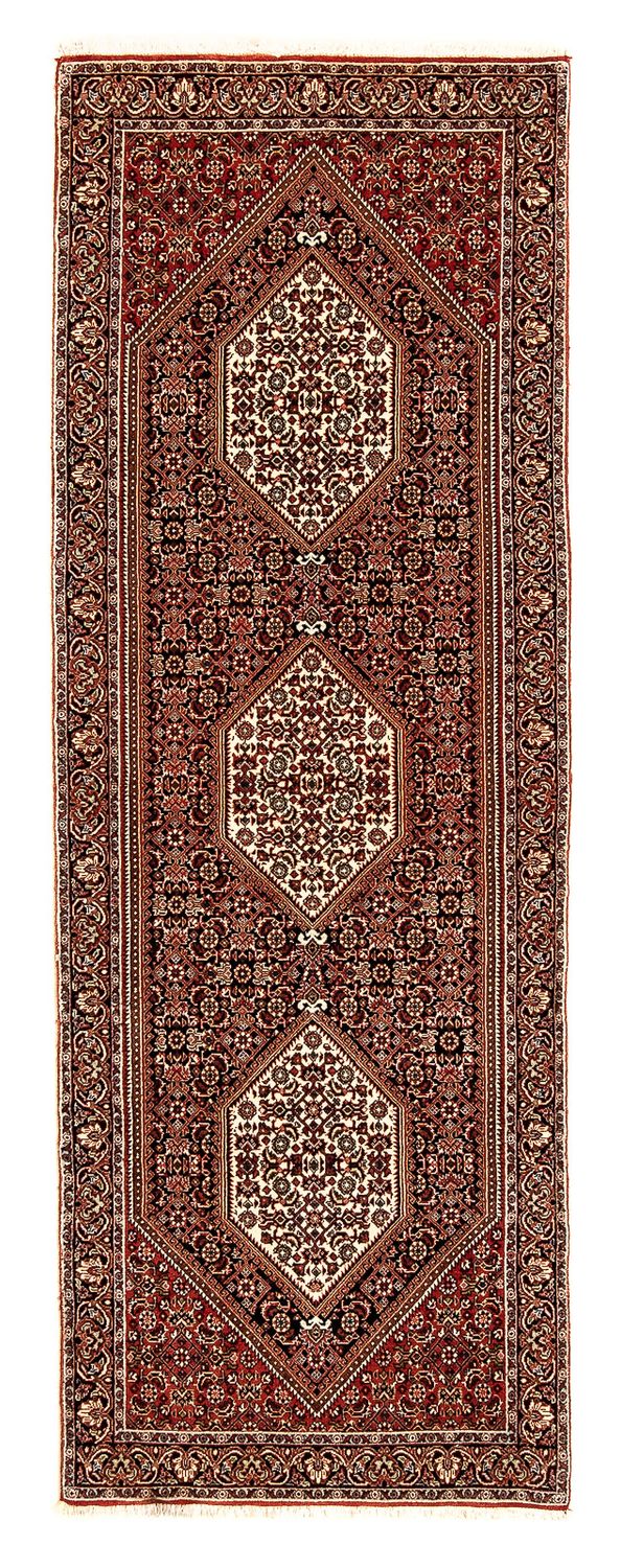 Loper Perzisch tapijt - Bijar - 225 x 69 cm - veelkleurig