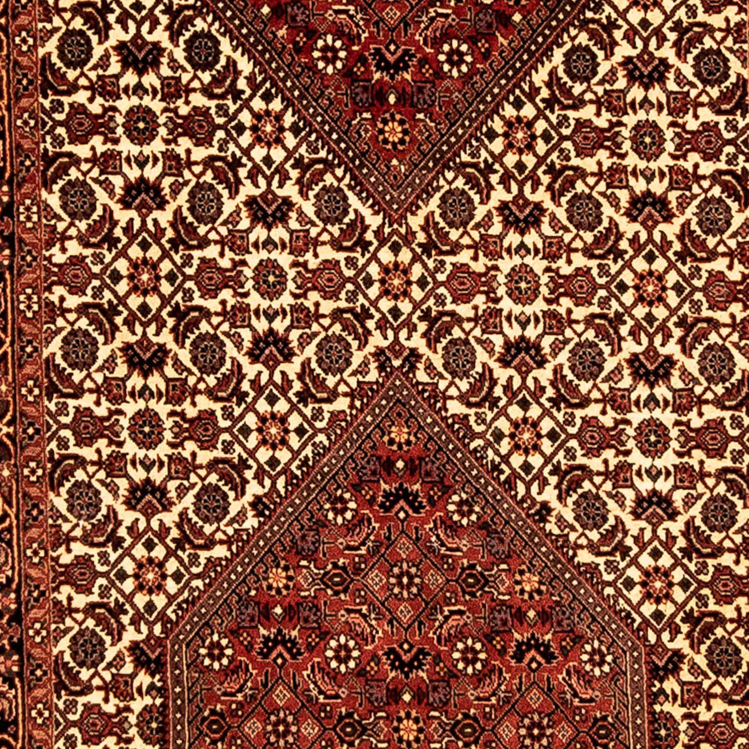 Løper Persisk teppe - Bijar - 305 x 83 cm - brun