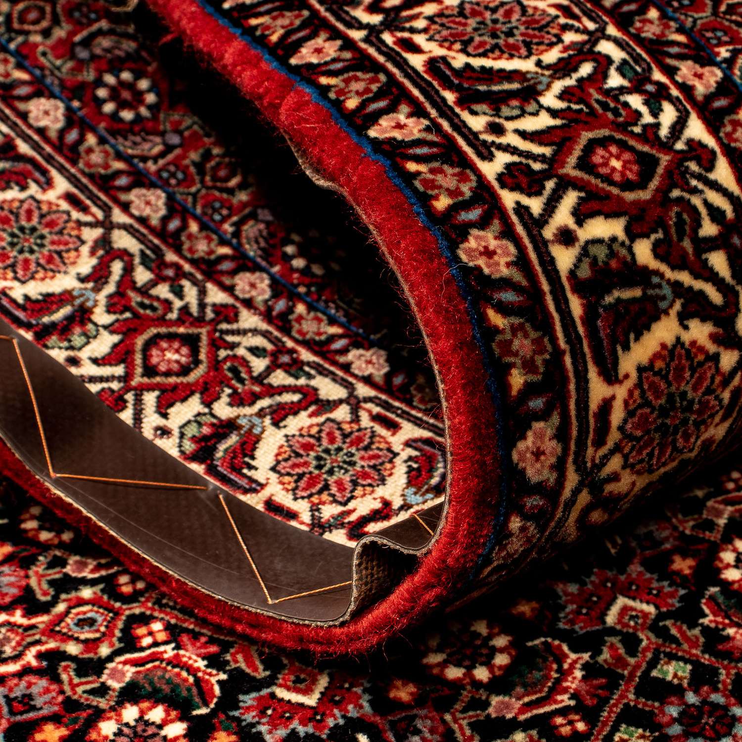 Løper Persisk teppe - Bijar - 292 x 84 cm - mørk rød