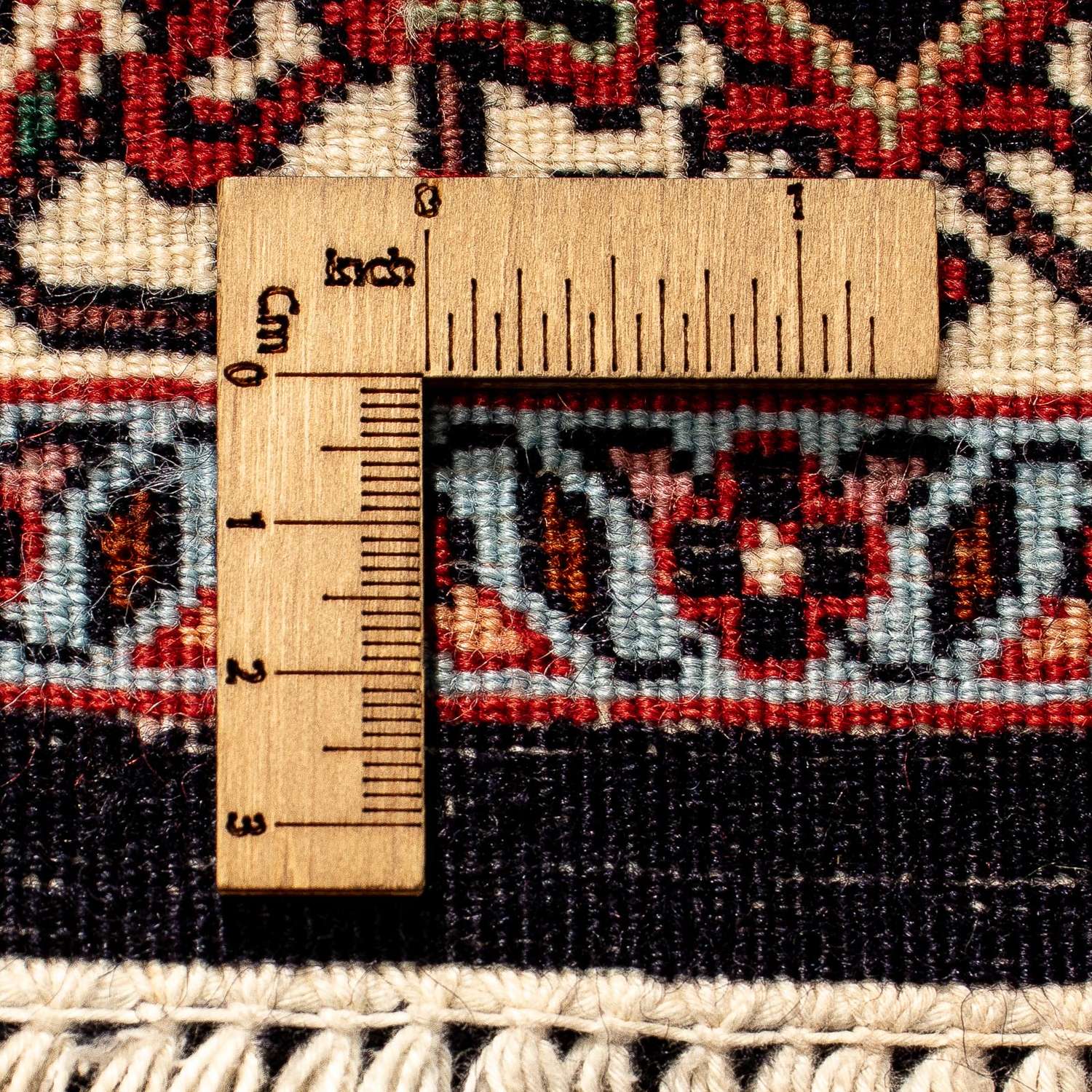 Runner Perský koberec - Bijar - 304 x 86 cm - tmavě červená