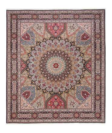 Tappeto Persero - Tabriz - Reale - 297 x 253 cm - multicolore