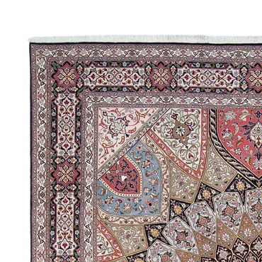 Tapete Persa - Tabriz - Royal - 303 x 252 cm - multicolorido