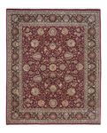 Vintage Rug - 305 x 244 cm - dark red