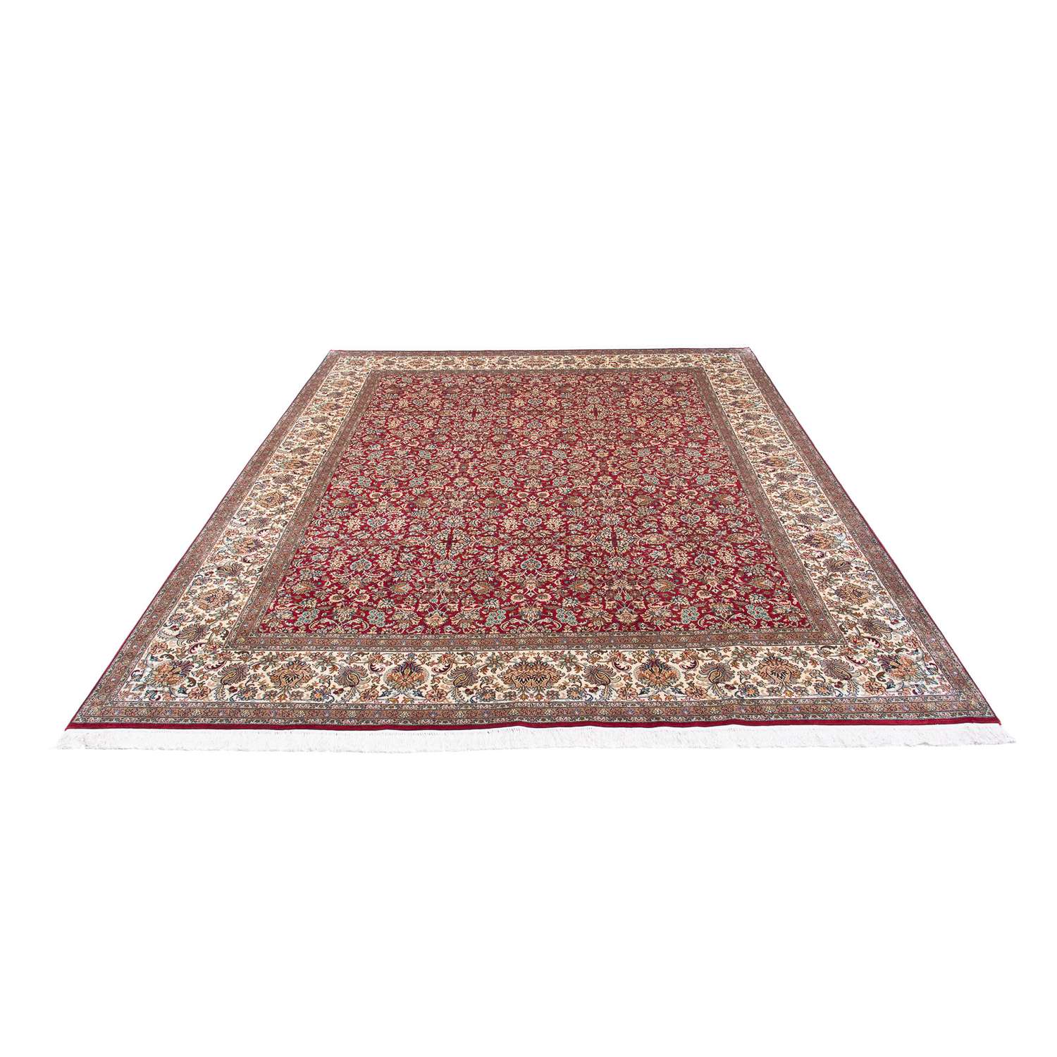 Persisk teppe - klassisk - 308 x 243 cm - lys rød