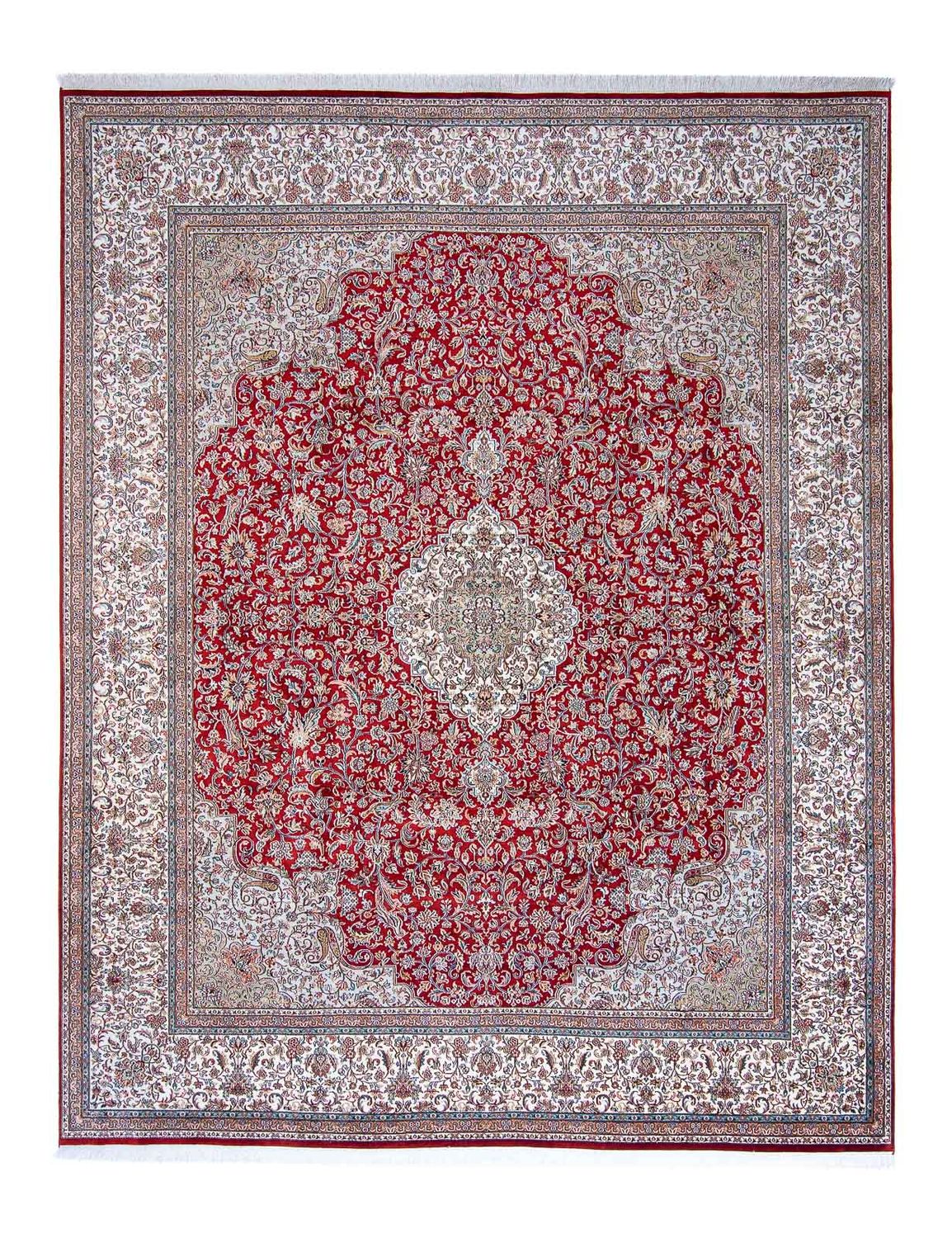 Alfombra persa - Clásica - 311 x 244 cm - rojo oscuro