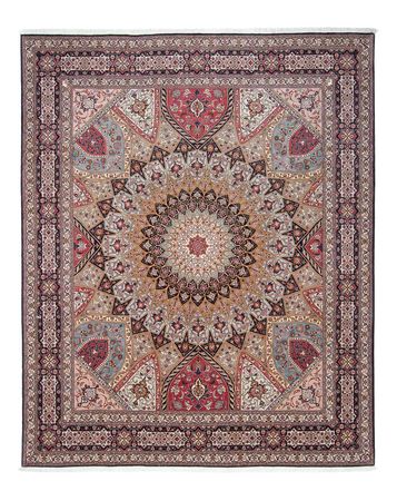 Tapete Persa - Tabriz - Royal - 303 x 254 cm - multicolorido