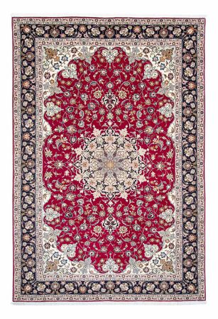 Tappeto Persero - Tabriz - Reale - 300 x 203 cm - rosso scuro