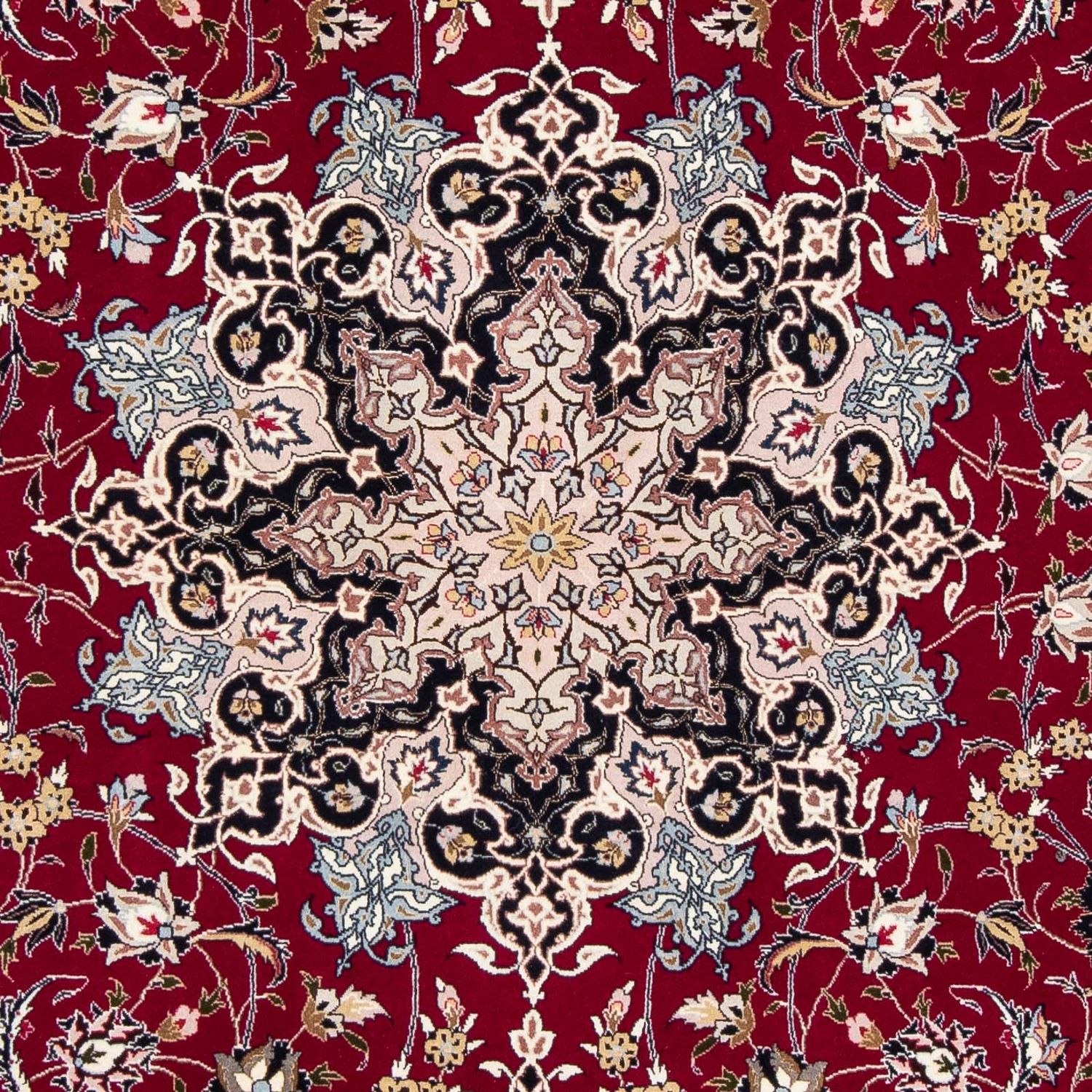 Tappeto Persero - Tabriz - Reale - 318 x 205 cm - rosso scuro